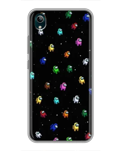 Чехол для Vivo Y1s с картинкой «Экипаж Among Us» Чехол для Vivo Y1s с картинкой «Экипаж Among Us»
