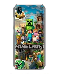 Чехол для Vivo Y1s с картинкой «Замок Minecraft» Чехол для Vivo Y1s с картинкой «Замок Minecraft»