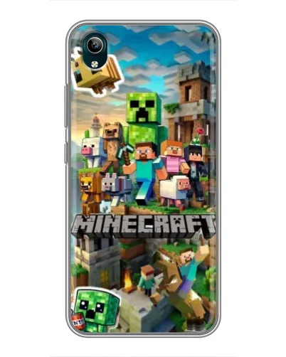 Чехол для Vivo Y1s с картинкой «Замок Minecraft» Чехол для Vivo Y1s с картинкой «Замок Minecraft»
