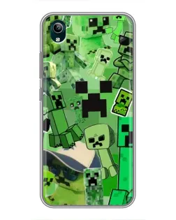 Чехол для Vivo Y1s с картинкой «Криперы Minecraft» Чехол для Vivo Y1s с картинкой «Криперы Minecraft»