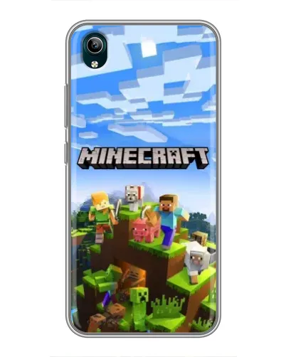 Чехол для Vivo Y1s с картинкой «Minecraft классический мир» Чехол для Vivo Y1s с картинкой «Minecraft классический мир»