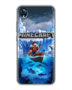 Чехол для Vivo Y1s с картинкой «Minecraft ледяной мир» Чехол для Vivo Y1s с картинкой «Minecraft ледяной мир»