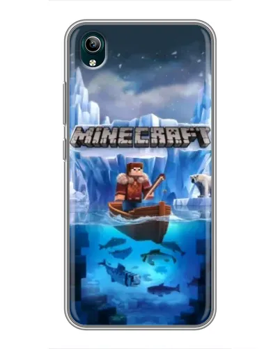 Чехол для Vivo Y1s с картинкой «Minecraft ледяной мир» Чехол для Vivo Y1s с картинкой «Minecraft ледяной мир»