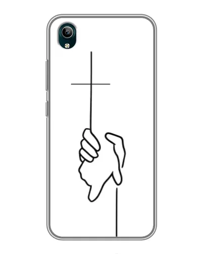 Чехол для Vivo Y1s с картинкой «Рука держит» Чехол для Vivo Y1s с картинкой «Рука держит»