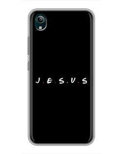 Чехол для Vivo Y1s с картинкой «Точки веры J.E.S.U.S.»
