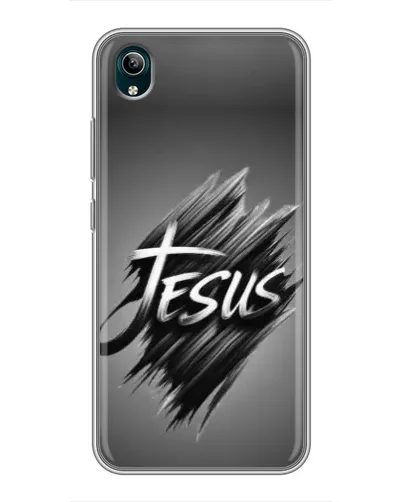 Чехол для Vivo Y1s с картинкой «Надпись Jesus Graffiti» Чехол для Vivo Y1s с картинкой «Надпись Jesus Graffiti»