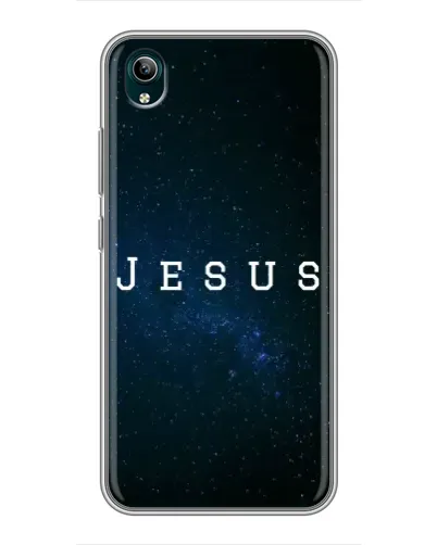 Чехол для Vivo Y1s с картинкой «Звездное небо Jesus» Чехол для Vivo Y1s с картинкой «Звездное небо Jesus»