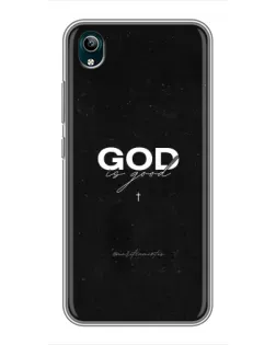 Чехол для Vivo Y1s с картинкой «GOD — Бог над всем»