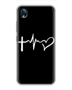 Чехол для Vivo Y1s с картинкой «Пульс веры»
