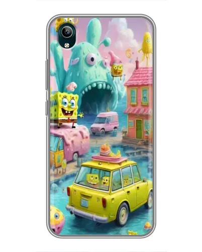 Чехол для Vivo Y1s с картинкой «Монстр-трак приключения»