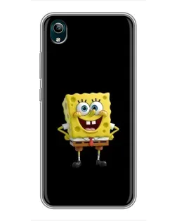 Чехол для Vivo Y1s с картинкой «Классический Губка Боб»