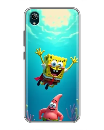 Чехол для Vivo Y1s с картинкой «Спанч Боб под водой» Чехол для Vivo Y1s с картинкой «Спанч Боб под водой»