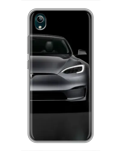 Чехол для Vivo Y1s с картинкой «Tesla Model S Look»
