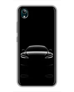 Чехол для Vivo Y1s с картинкой «Силуэт Tesla Night» Чехол для Vivo Y1s с картинкой «Силуэт Tesla Night»