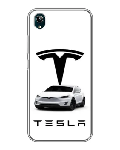 Чехол для Vivo Y1s с картинкой «Tesla White Style»