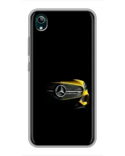 Чехол для Vivo Y1s с картинкой «Mercedes — ретро стиль»