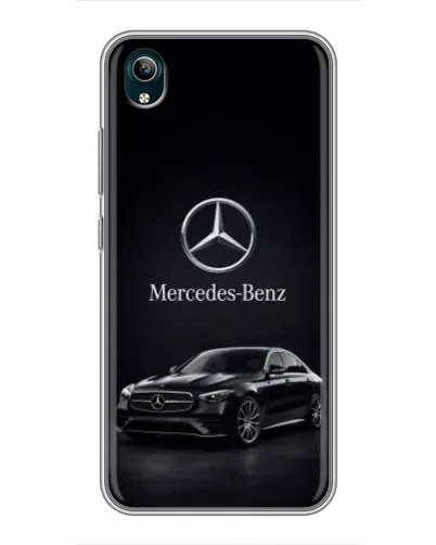 Чехол для Vivo Y1s с картинкой «Mercedes — решетка радиатора»
