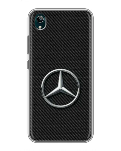 Чехол для Vivo Y1s с картинкой «Карбоновый Mercedes стиль» Чехол для Vivo Y1s с картинкой «Карбоновый Mercedes стиль»