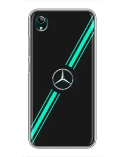 Чехол для Vivo Y1s с картинкой «Спортивные линии Mercedes»