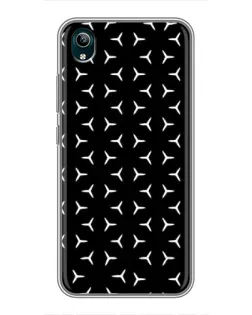 Чехол для Vivo Y1s с картинкой «Mercedes паттерн звезд»