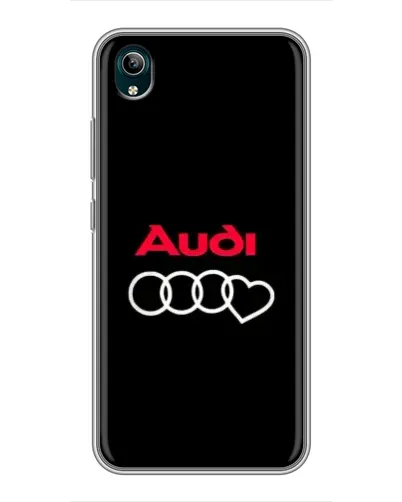 Чехол для Vivo Y1s с картинкой «Логотип Audi Heart»