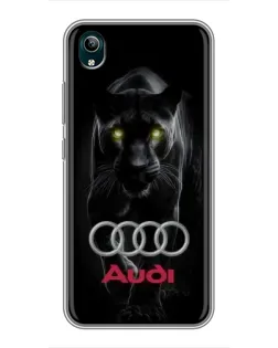 Чехол для Vivo Y1s с картинкой «Пантера и Audi»