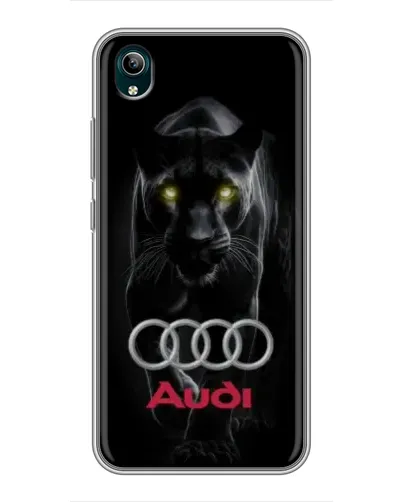 Чехол для Vivo Y1s с картинкой «Пантера и Audi»