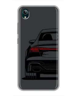 Чехол для Vivo Y1s с картинкой «Задняя часть Audi — арт»