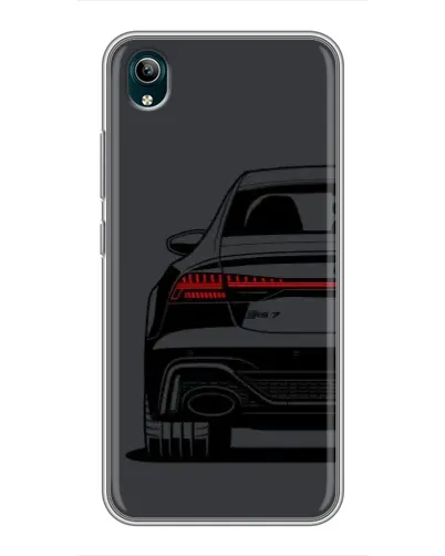 Чехол для Vivo Y1s с картинкой «Задняя часть Audi — арт»