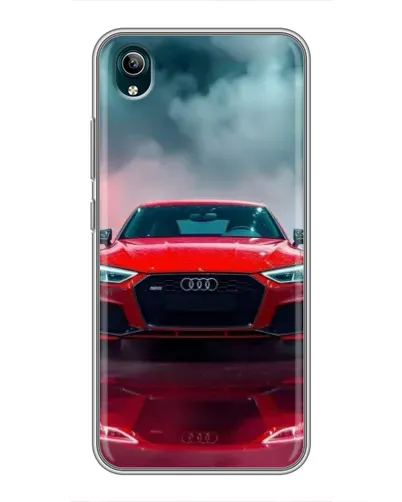 Чехол для Vivo Y1s с картинкой «Audi RS — красный стиль»