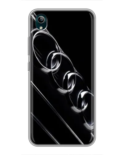 Чехол для Vivo Y1s с картинкой «Audi — абстрактные кольца»