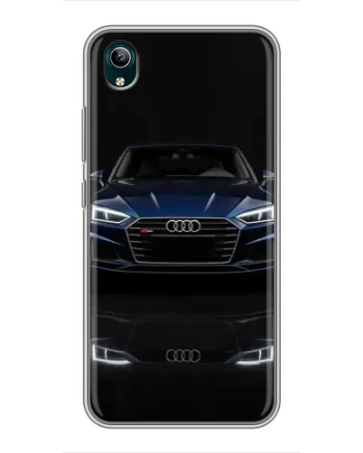Чехол для Vivo Y1s с картинкой «Audi — ночное отражение»