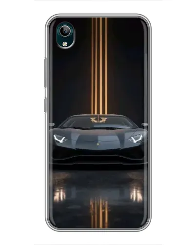 Чехол для Vivo Y1s с картинкой «Lamborghini золотые линии» Чехол для Vivo Y1s с картинкой «Lamborghini золотые линии»