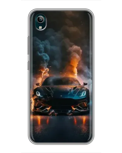 Чехол для Vivo Y1s с картинкой «Lamborghini дымная эстетика» Чехол для Vivo Y1s с картинкой «Lamborghini дымная эстетика»