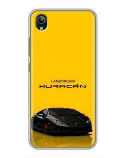 Чехол для Vivo Y1s с картинкой «Lamborghini Huracan черный»