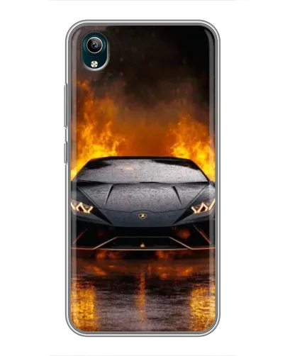 Чехол для Vivo Y1s с картинкой «Lamborghini в огне» Чехол для Vivo Y1s с картинкой «Lamborghini в огне»