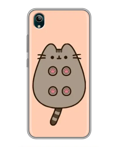 Чехол для Vivo Y1s с картинкой «Пушин пузиком кверху»