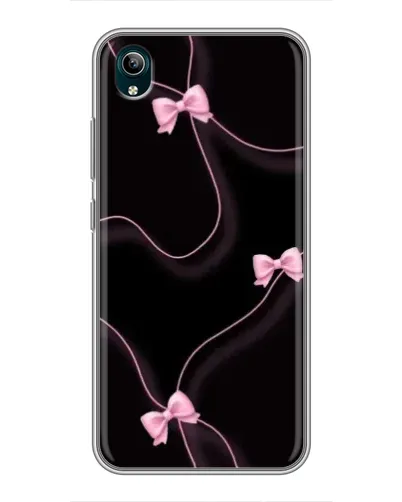 Чехол для Vivo Y1s с картинкой «Розовые ленты»
