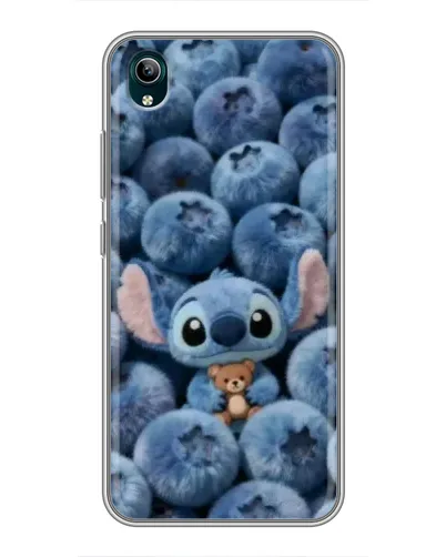 Чехол для Vivo Y1s с картинкой «Стич и голубика» Чехол для Vivo Y1s с картинкой «Стич и голубика»