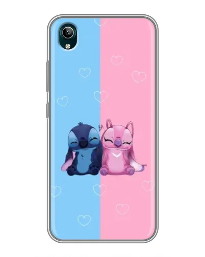 Чехол для Vivo Y1s с картинкой «Stitch и Angel Love» Чехол для Vivo Y1s с картинкой «Stitch и Angel Love»