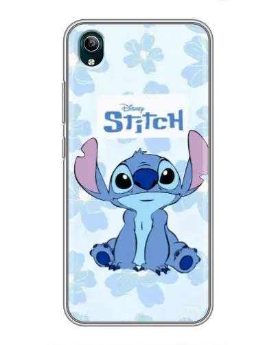 Чехол для Vivo Y1s с картинкой «Stitch среди цветов» Чехол для Vivo Y1s с картинкой «Stitch среди цветов»