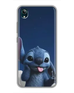 Чехол для Vivo Y1s с картинкой «Стич в облаках»