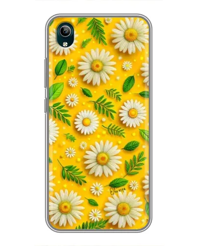 Чехол для Vivo Y1s с картинкой «Ромашковое солнце»