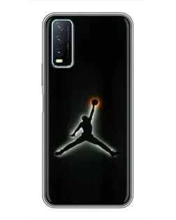 Чехол для Vivo Y20 с картинкой «Jordan Gradient Logo» Чехол для Vivo Y20 с картинкой «Jordan Gradient Logo»
