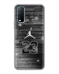 Чехол для Vivo Y20 с картинкой «Jordan Carbon 23»