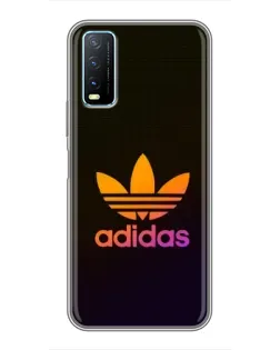 Чехол для Vivo Y20 с картинкой «Градиент Adidas» Чехол для Vivo Y20 с картинкой «Градиент Adidas»