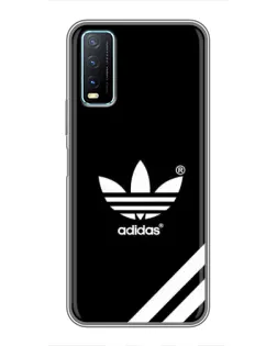 Чехол для Vivo Y20 с картинкой «Adidas с диагональными полосами»