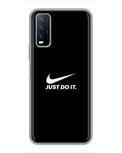 Чехол для Vivo Y20 с картинкой «Минимализм от Nike» Чехол для Vivo Y20 с картинкой «Минимализм от Nike»