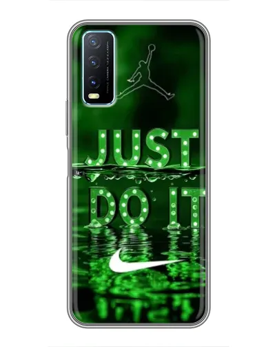 Чехол для Vivo Y20 с картинкой «Зеленый неоновый Nike» Чехол для Vivo Y20 с картинкой «Зеленый неоновый Nike»