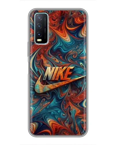 Чехол для Vivo Y20 с картинкой «Nike в абстракции» Чехол для Vivo Y20 с картинкой «Nike в абстракции»